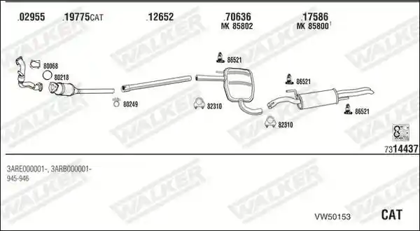 WALKER VW50153