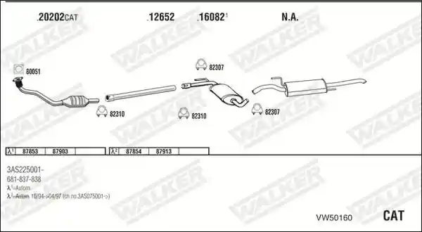 WALKER VW50160