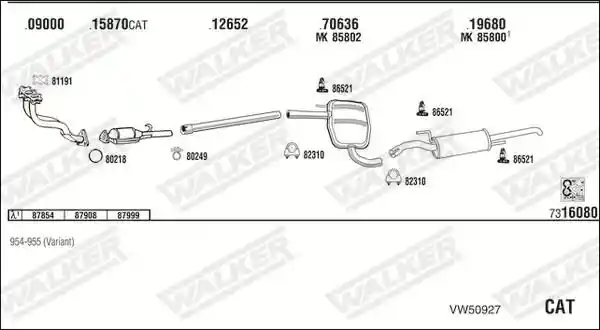 WALKER VW50927