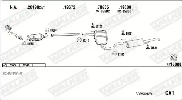 WALKER VW50928