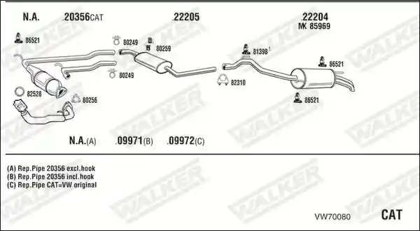 WALKER VW70080