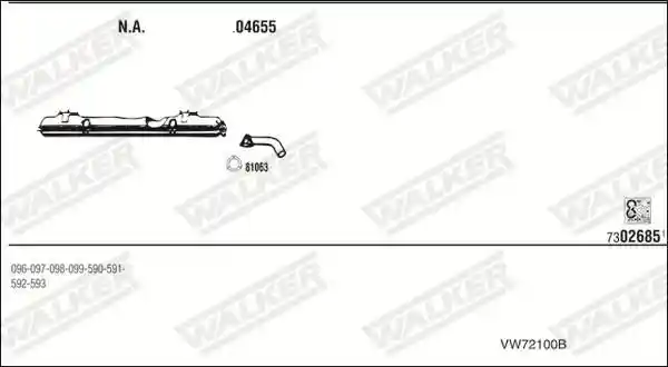 WALKER VW72100B