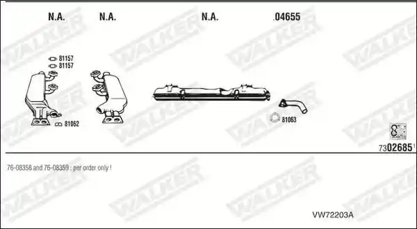 WALKER VW72203A