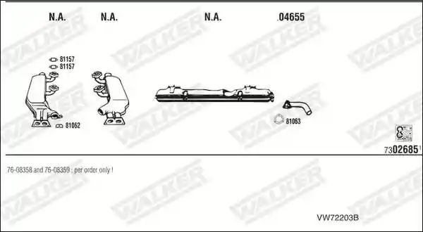 WALKER VW72203B