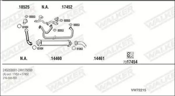 WALKER VW72215