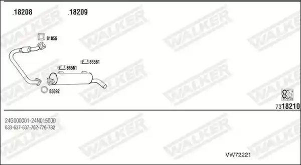 WALKER VW72221