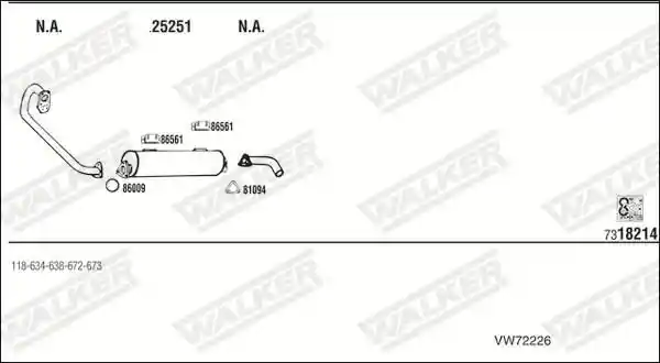 WALKER VW72226