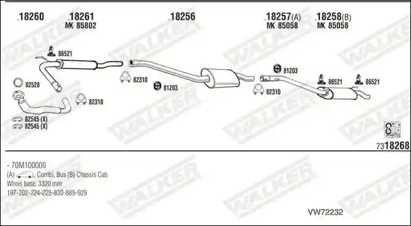 WALKER VW72232