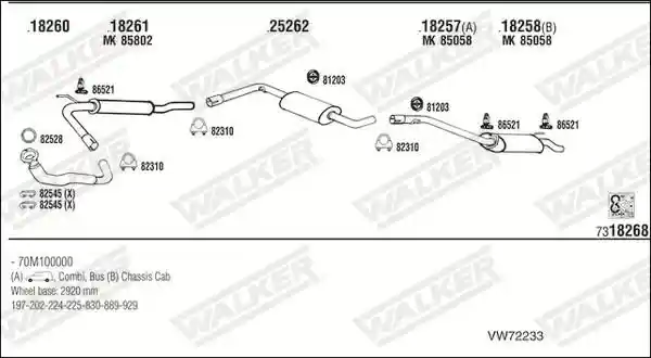 WALKER VW72233