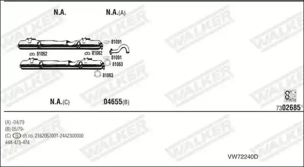 WALKER VW72240D