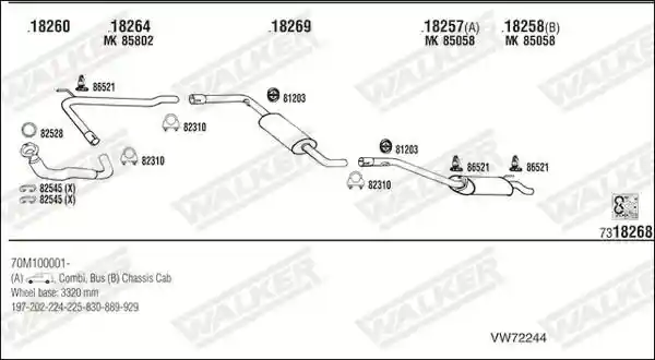 WALKER VW72244