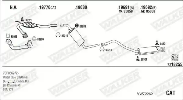 WALKER VW72262