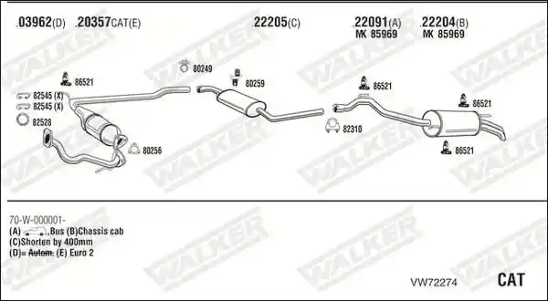 WALKER VW72274