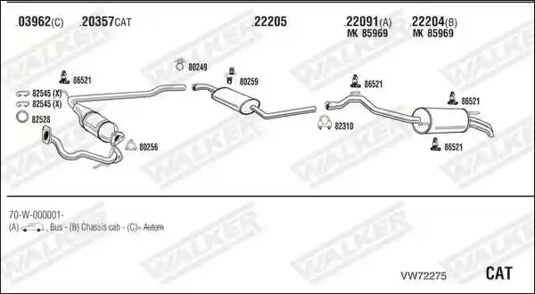 WALKER VW72275