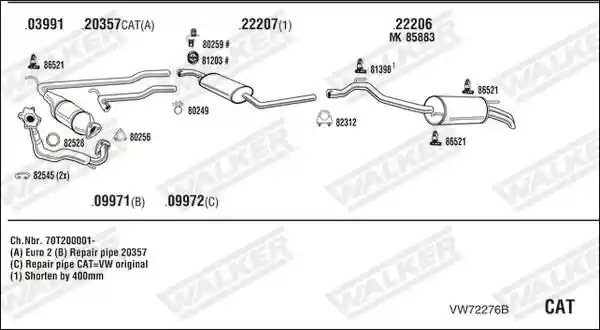 WALKER VW72276B