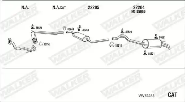 WALKER VW72283