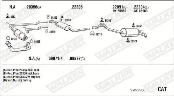 WALKER VW72288