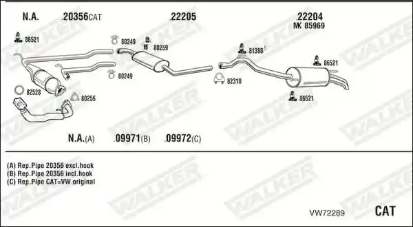 WALKER VW72289