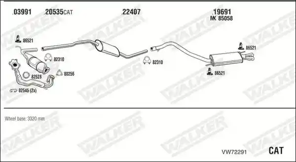 WALKER VW72291
