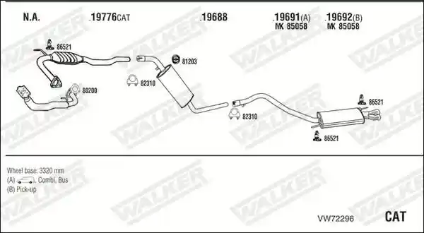 WALKER VW72296