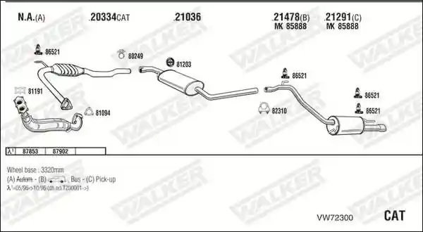 WALKER VW72300