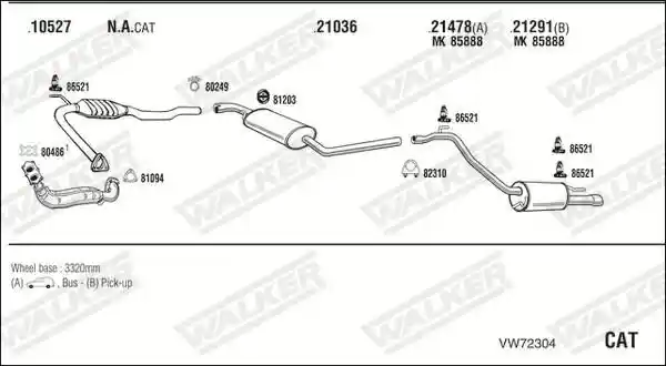 WALKER VW72304