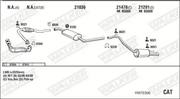 WALKER VW72306