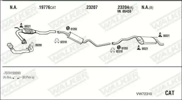 WALKER VW72310