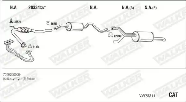 WALKER VW72311