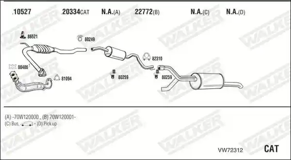 WALKER VW72312