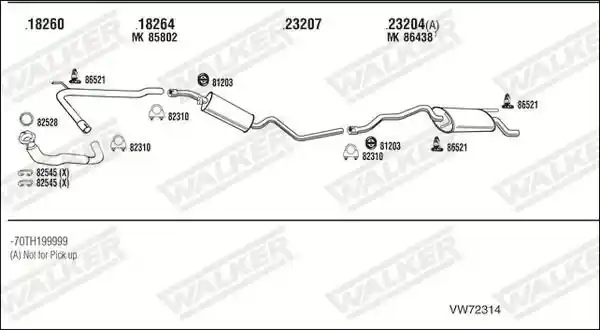 WALKER VW72314