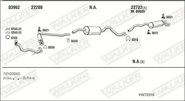 WALKER VW72316