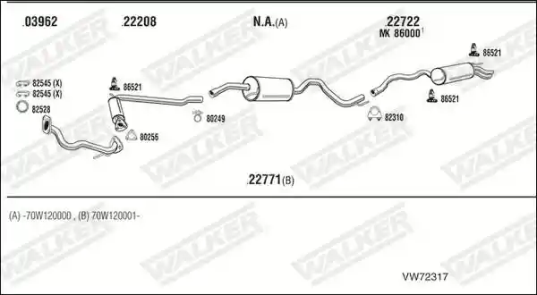 WALKER VW72317