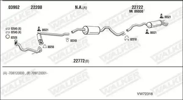 WALKER VW72318