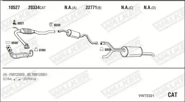 WALKER VW72321