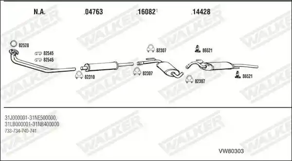 WALKER VW80303