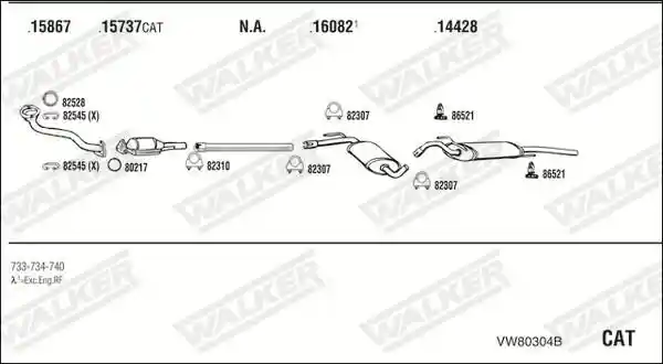 WALKER VW80304B