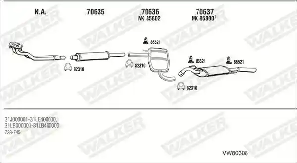 WALKER VW80308