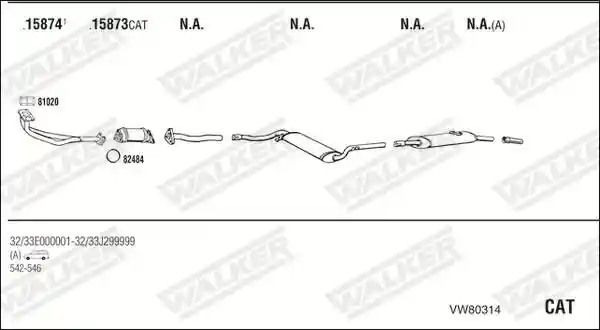 WALKER VW80314