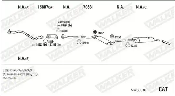 WALKER VW80316