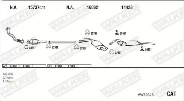 WALKER VW80318
