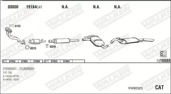 WALKER VW80325