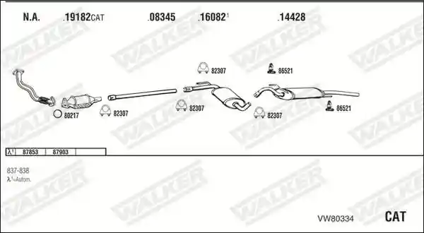 WALKER VW80334