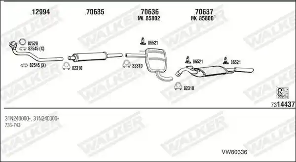 WALKER VW80336