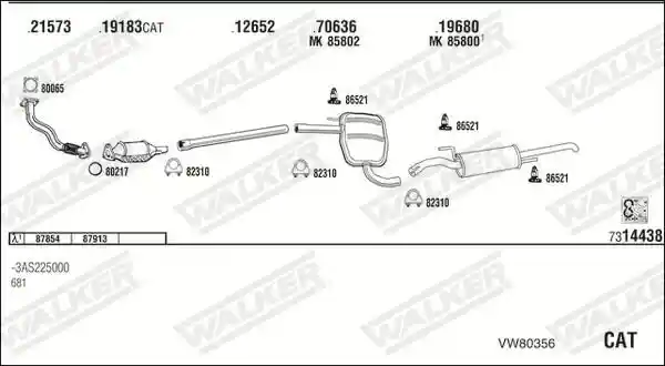 WALKER VW80356