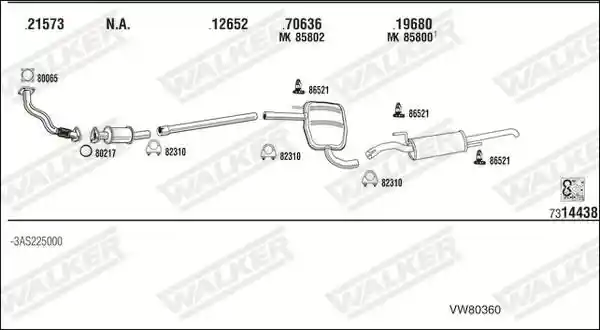 WALKER VW80360