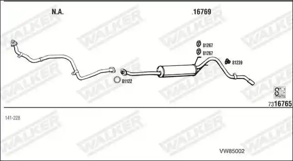 WALKER VW85002