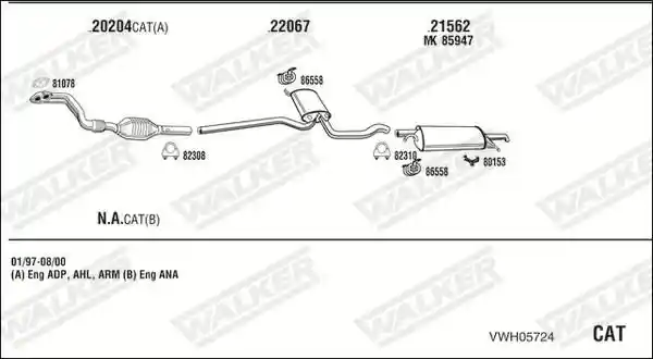 WALKER VWH05724