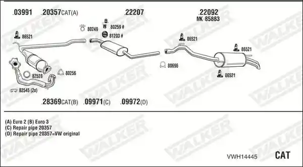 WALKER VWH14445