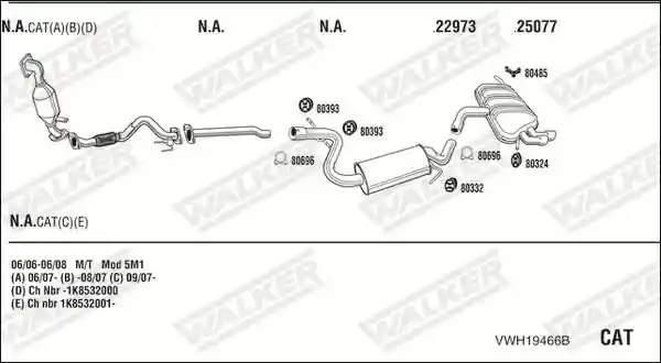 WALKER VWH19466B